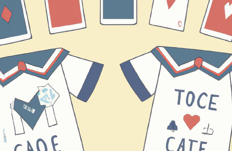 恋人と一緒に可愛い制服で楽しむカードゲームデート！