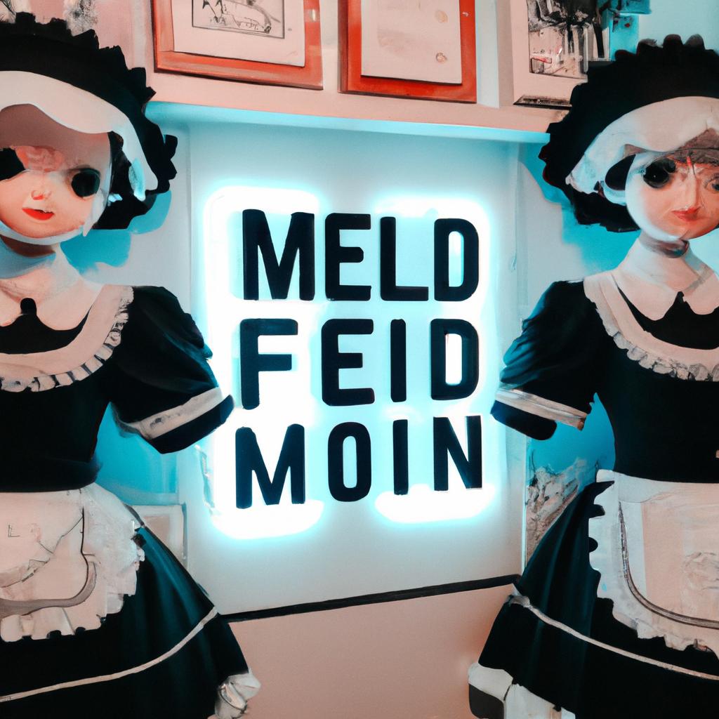 メイド服コスプレ
